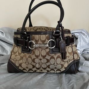 Womens Brown Coach Purse